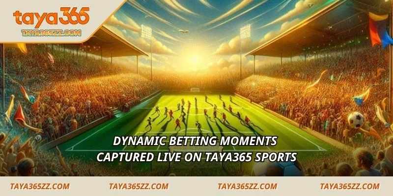 Dynamic betting moments captured live on TAYA365 Sports