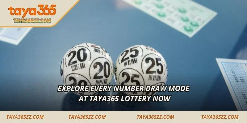 Explore every number draw mode at TAYA365 Lottery now