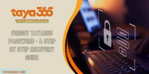 Forgot TAYA365 Password - A Step By Step Recovery Guide