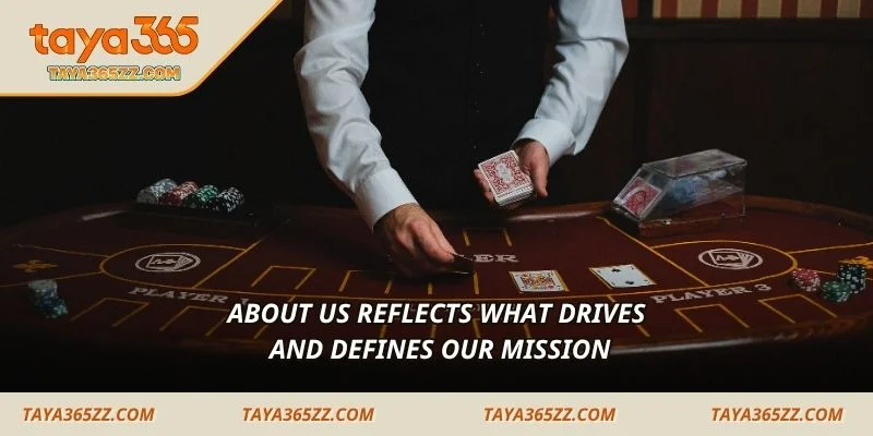 About us reflects what drives and defines our mission