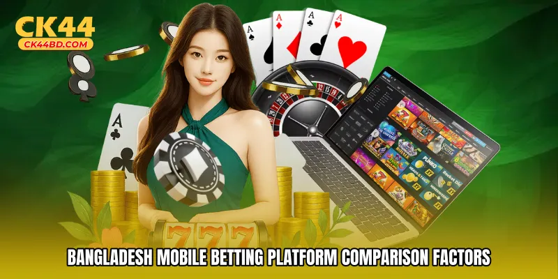 Bangladesh mobile betting platform comparison factors